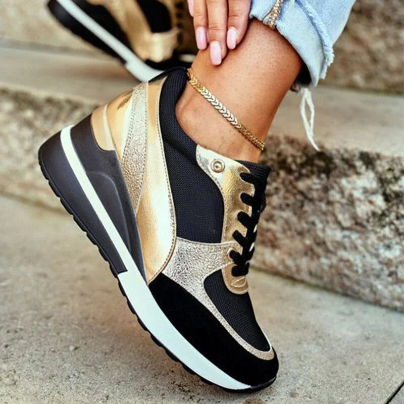 Isabeau – Stylish Wedge Sneakers