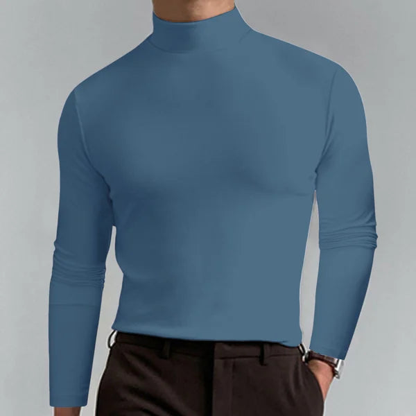 Oliver - Slim fit long sleeve turtleneck shirt