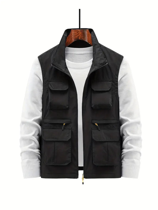 Breeze - Men's multi-pocket zip vest