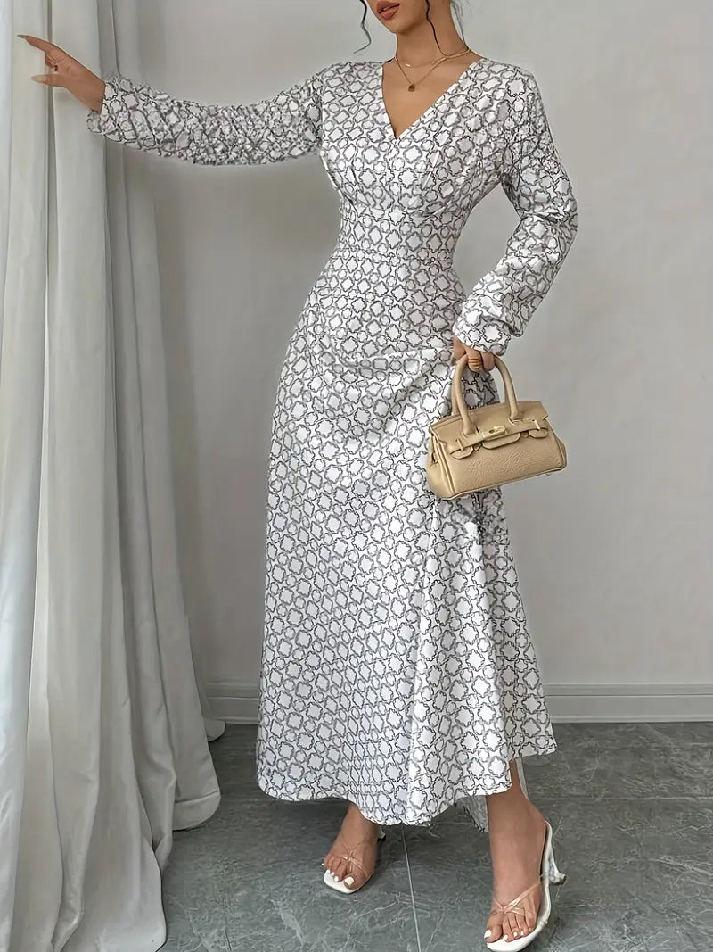 Shula – Elegant Long Sleeve Maxi Dress