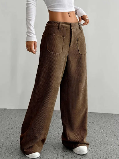 Makara – Wide-leg Corduroy Trousers