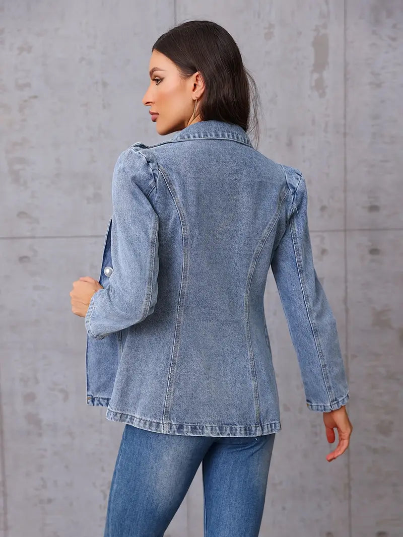 Kamala – Cotton Denim Blazer