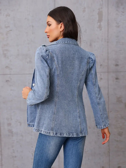 Kamala – Cotton Denim Blazer