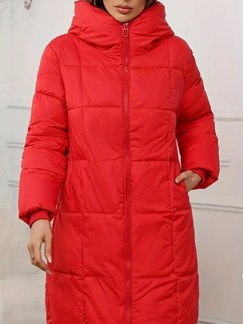 Mandy – Long Puffer Jacket with Hood