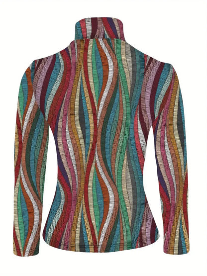 Arden – Vibrant Turtleneck Sweater