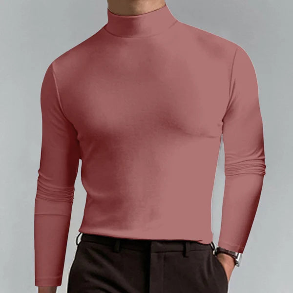 Oliver - Slim fit long sleeve turtleneck shirt