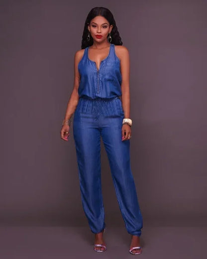 Carmen - Denim Jumpsuit