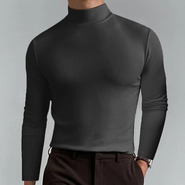 Oliver - Slim fit long sleeve turtleneck shirt