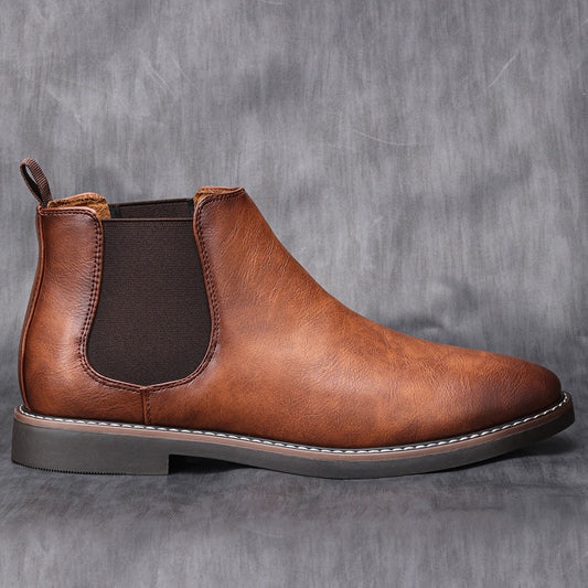 Gerno - Chelsea leather boots for men