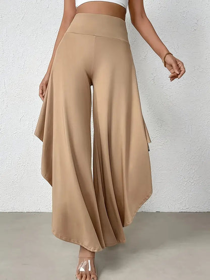 Samira – Elegant Asymmetric Hem Trousers