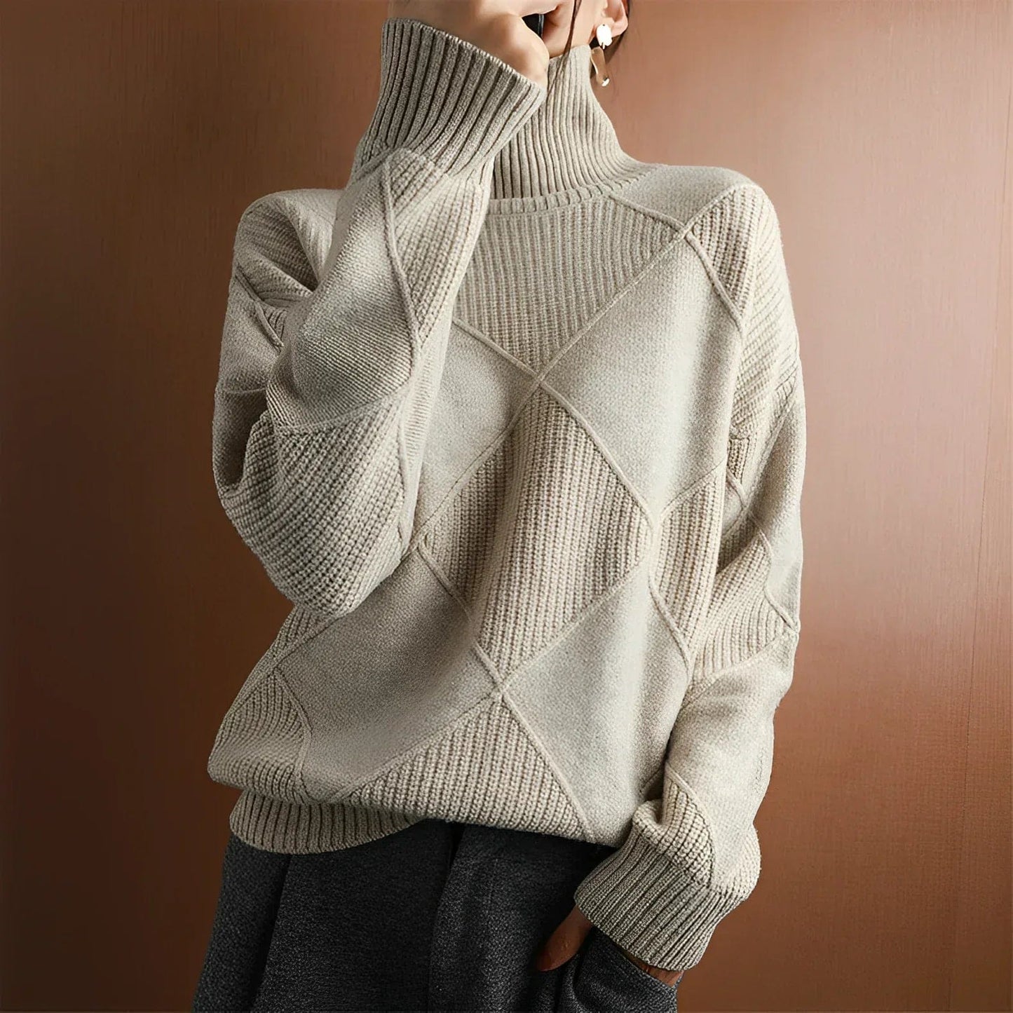 Julie - Cashmere Turtleneck Sweater