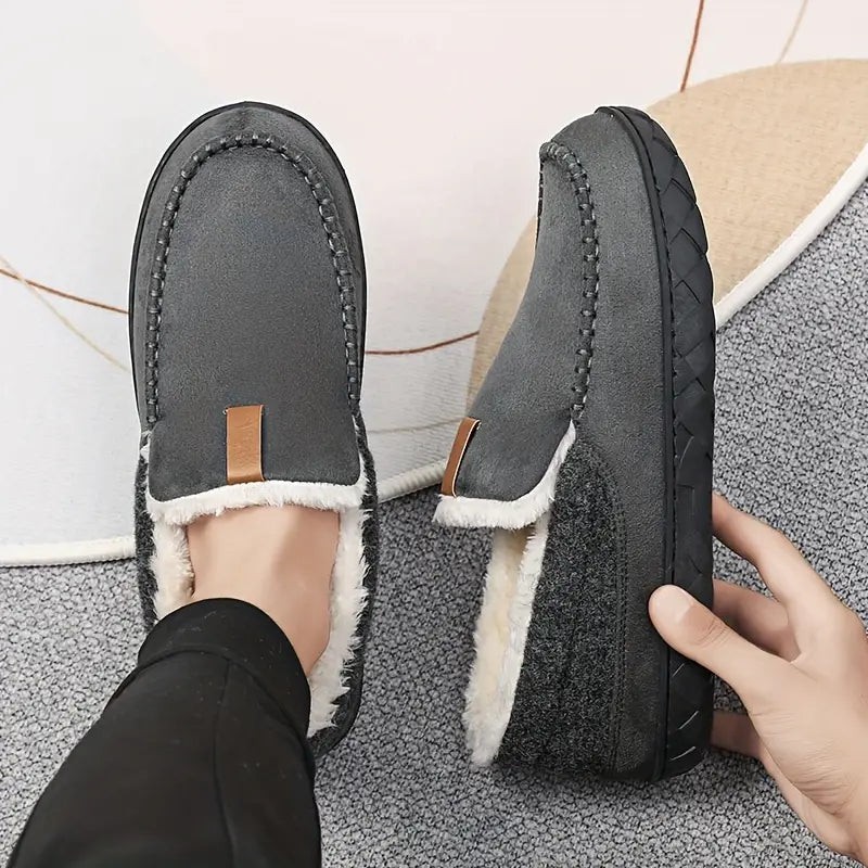 Maxell - Cozy fleece-lined loafers