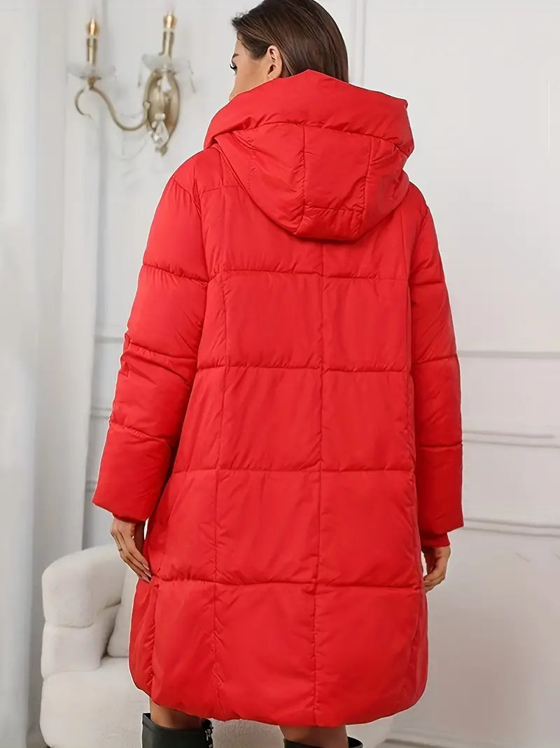 Mandy – Long Puffer Jacket with Hood