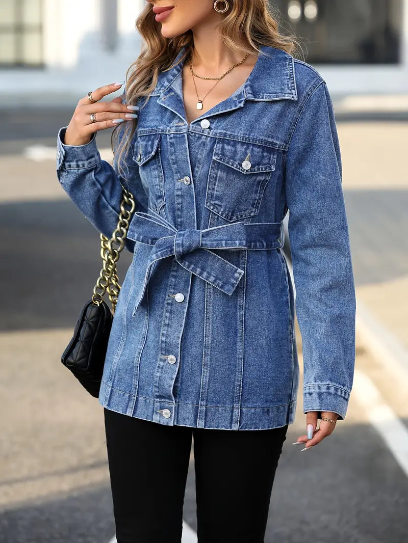 Primrose – Stylish Cotton Denim Jacket