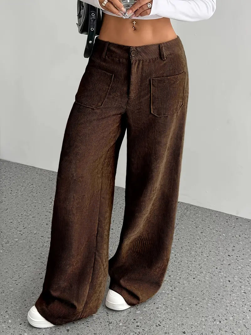 Makara – Wide-leg Corduroy Trousers