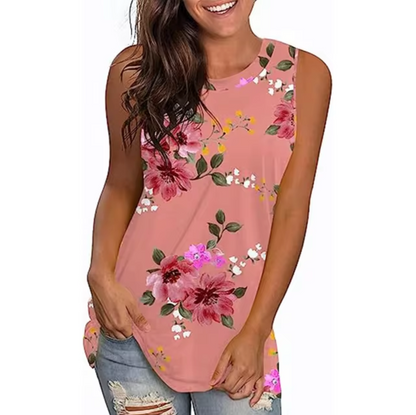 Venecia - Floral Sleeveless Tank Top