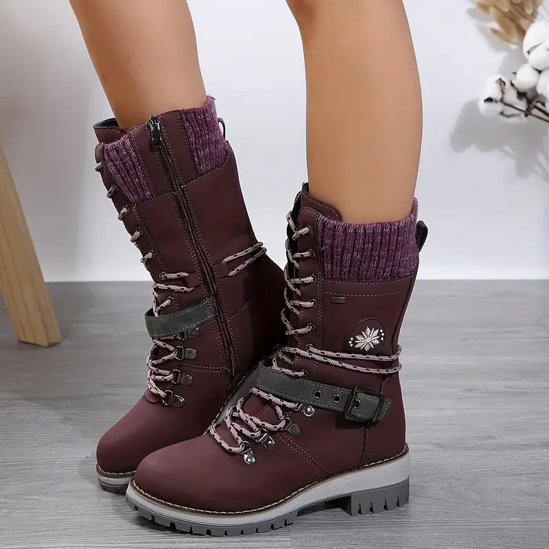 Jillian – Trendy winter boots with mid-calf length