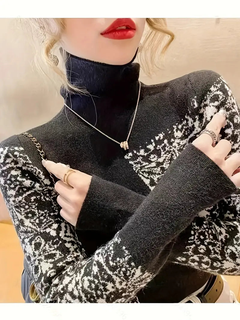 Elijah - Roll Collar Sweater