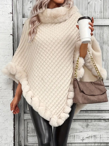 Dahlia – Poncho-style Knitted Sweater