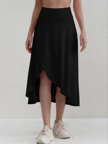 Calla – Sporty Asymmetric Slit Skirt