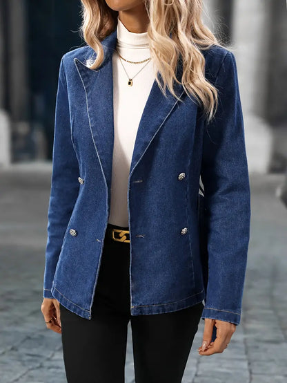 Sable – Elegant Denim Blazer