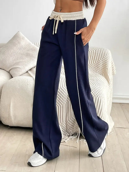 Zoey – Stretchy Wide Leg Joggers