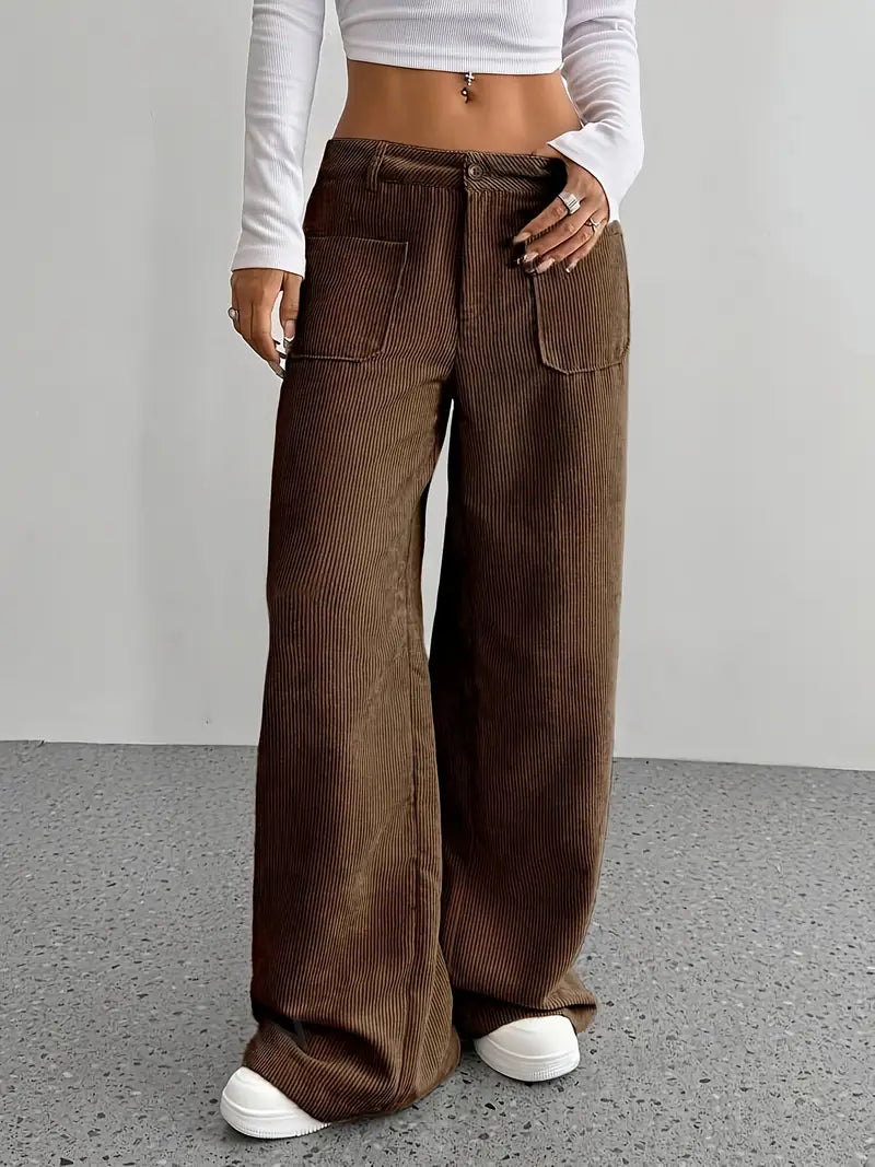 Makara – Wide-leg Corduroy Trousers