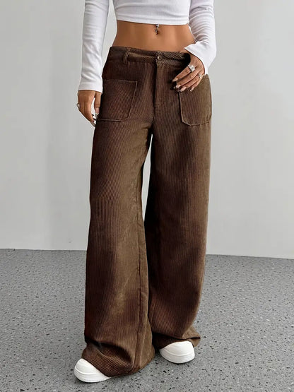 Makara – Wide-leg Corduroy Trousers