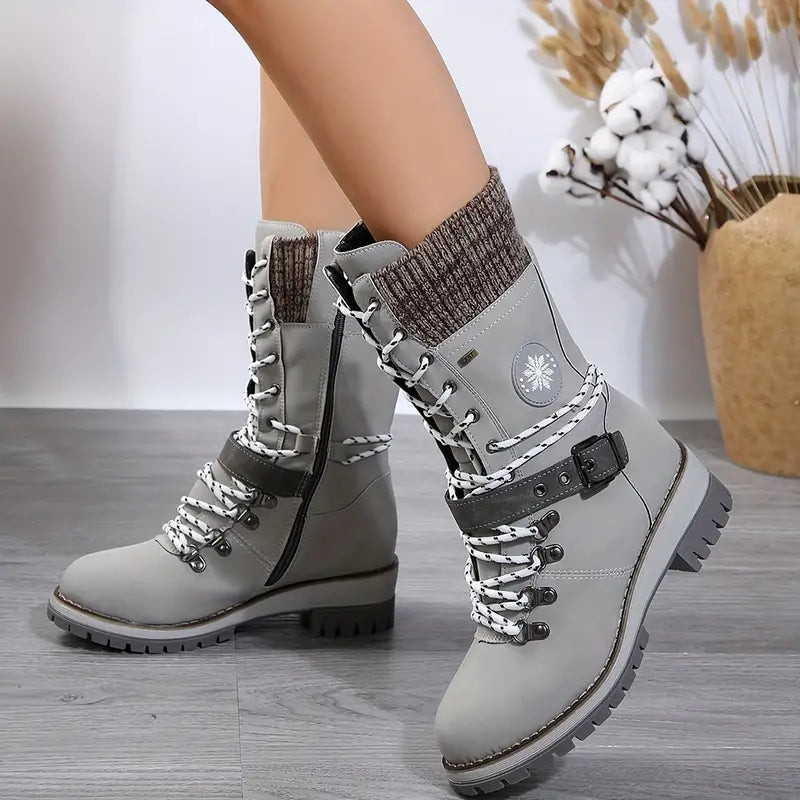 Millie – Trendy winter boots with mid-calf length