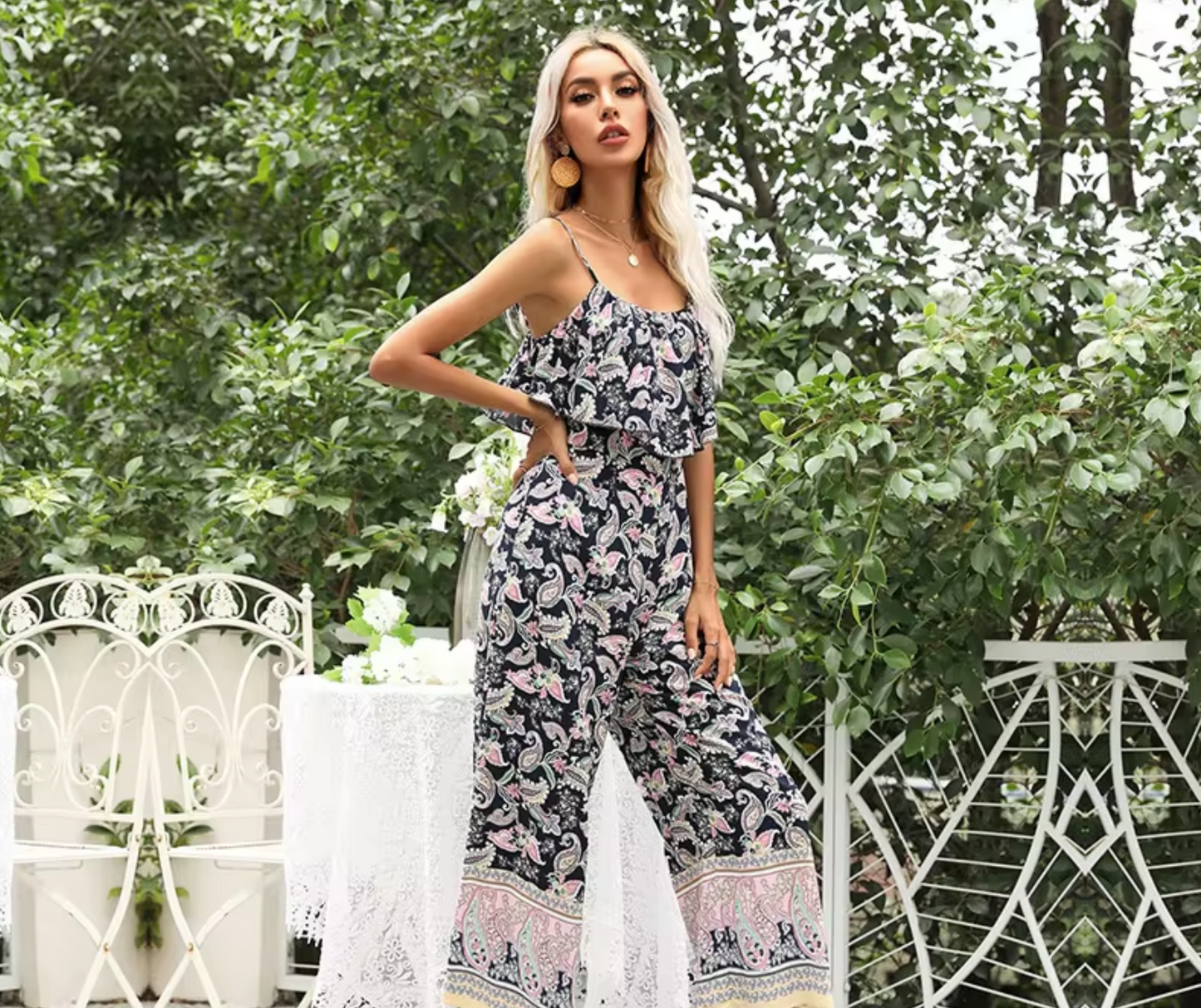 Chiara – Floral Print Jumpsuit