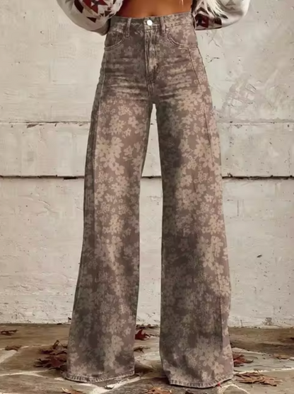 Marta – Retro Wide Leg Trousers