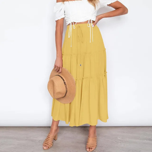 Drea – Midi Tiered Skirt