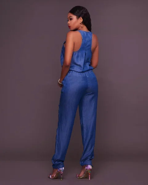 Carmen - Denim Jumpsuit