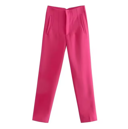 Mary – Elegant High-Waisted Trousers