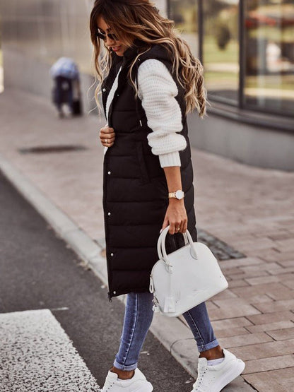 Eka - Knee-length quilted vest