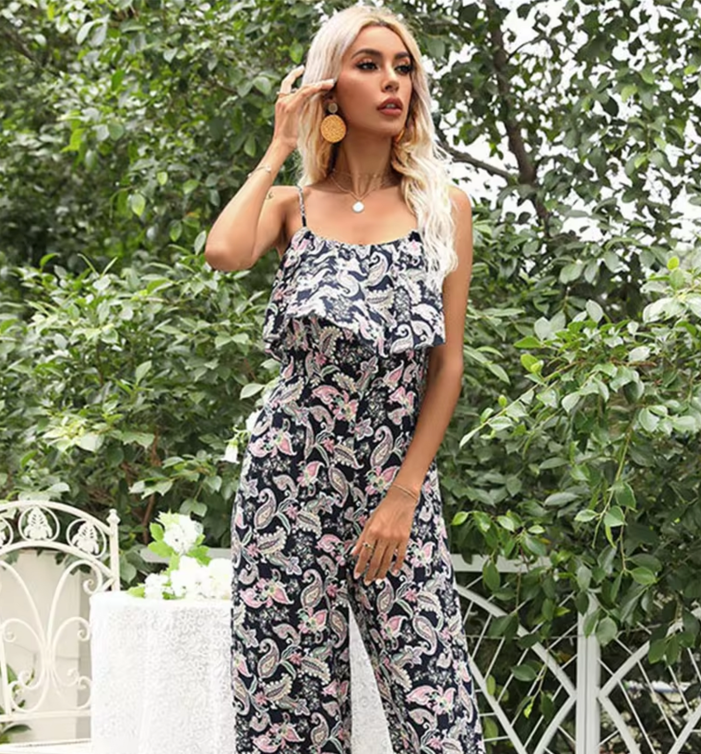 Chiara – Floral Print Jumpsuit