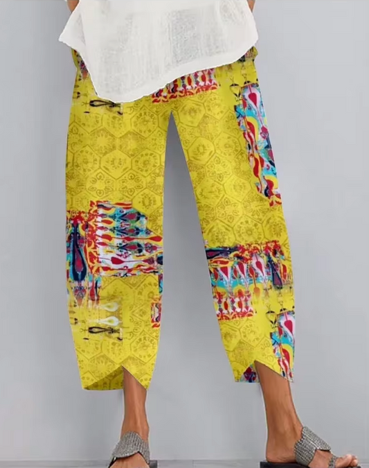 Amelia - Bohemian Print Trousers