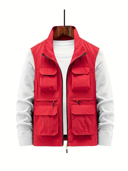 Breeze - Men's multi-pocket zip vest