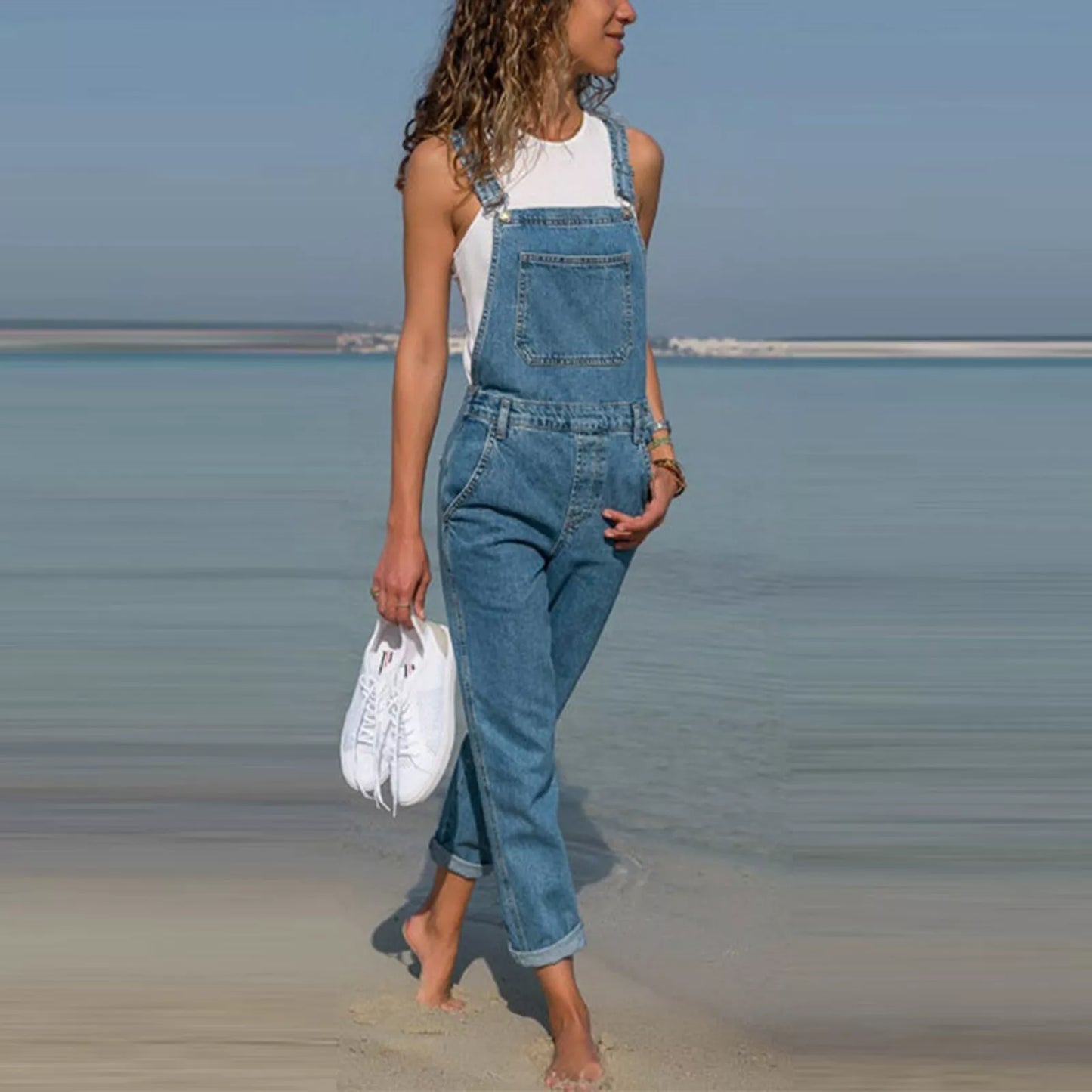 Gayle - Denim Overalls