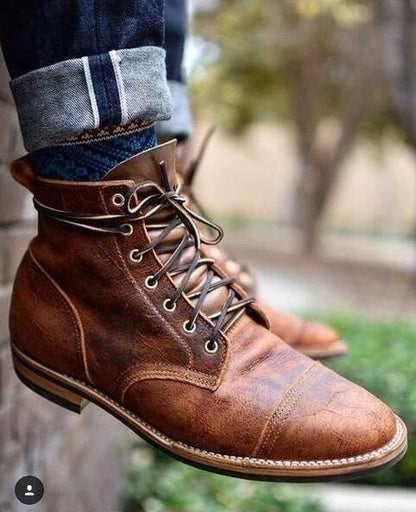 Mateo – Rugged Leather Boots