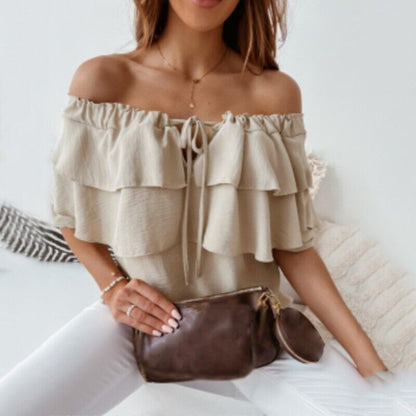 Lani - Off shoulder Layered Top