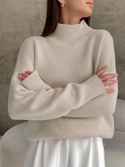 Olga – Oversized Loose Turtleneck Sweater