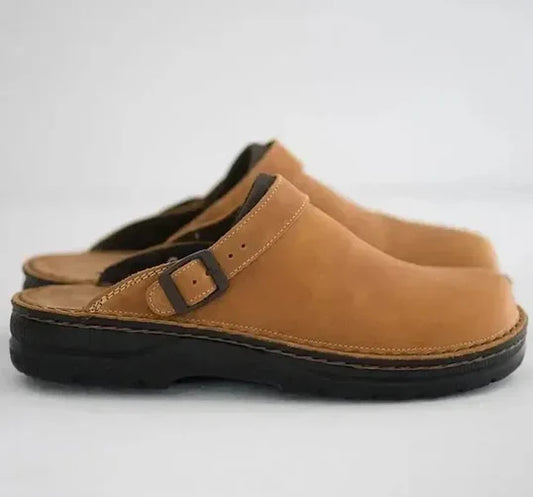 James - Orthopedic leather slippers