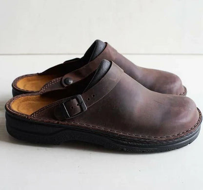 James - Orthopedic leather slippers