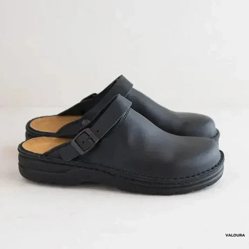 James - Orthopedic leather slippers