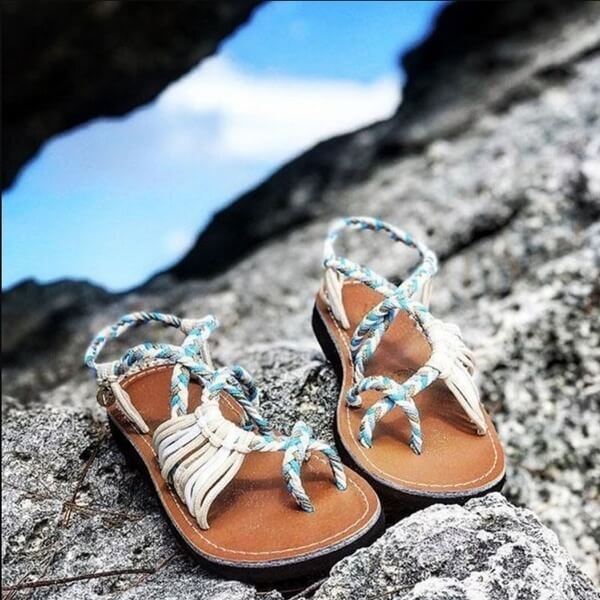 Elviera – Stylish Woven Straps Sandals