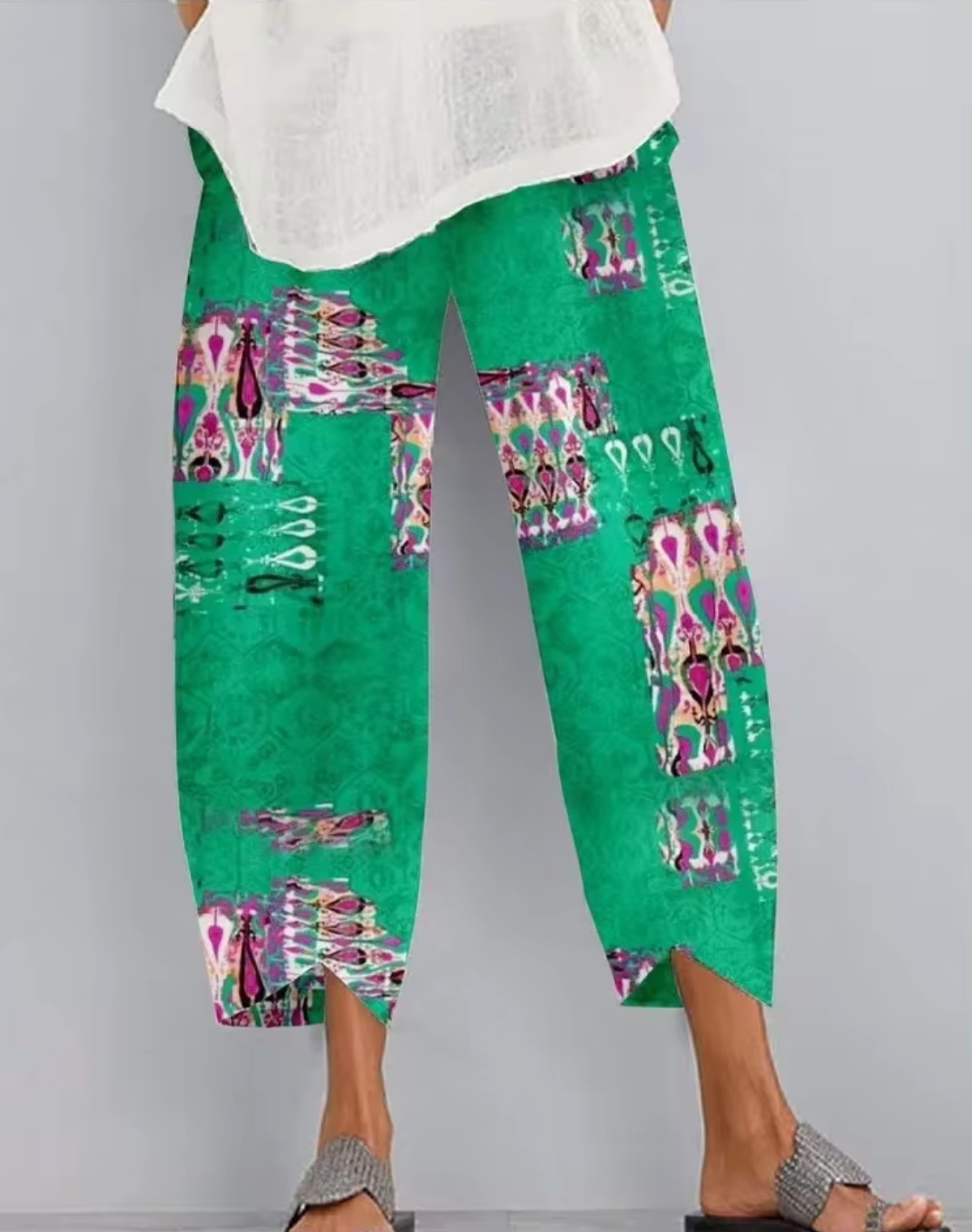 Amelia - Bohemian Print Trousers