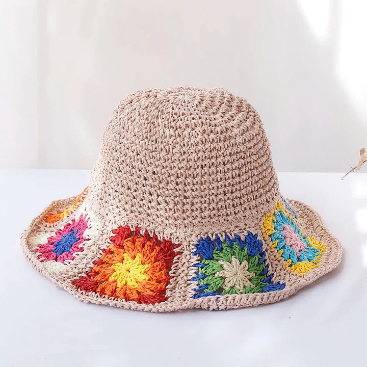 Elora - Summer Flower Knitted Hat