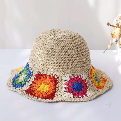 Elora - Summer Flower Knitted Hat