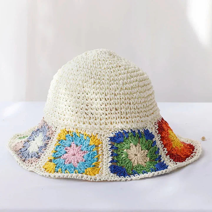 Elora - Summer Flower Knitted Hat